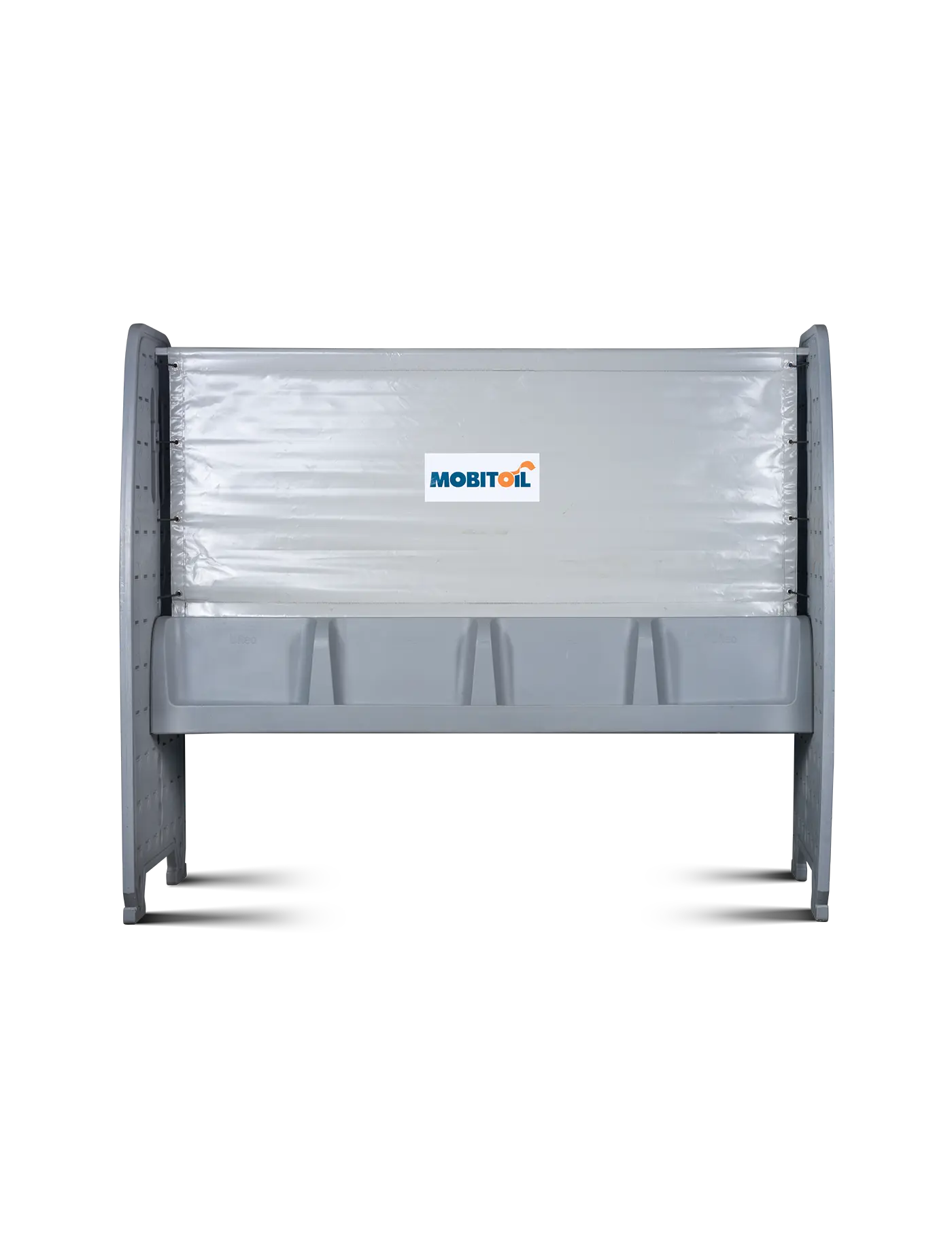 MOBITOIL Hygienelavabostation Comfort: mobile Waschstation mit Lavaborinne, Seitenpanels und Plane