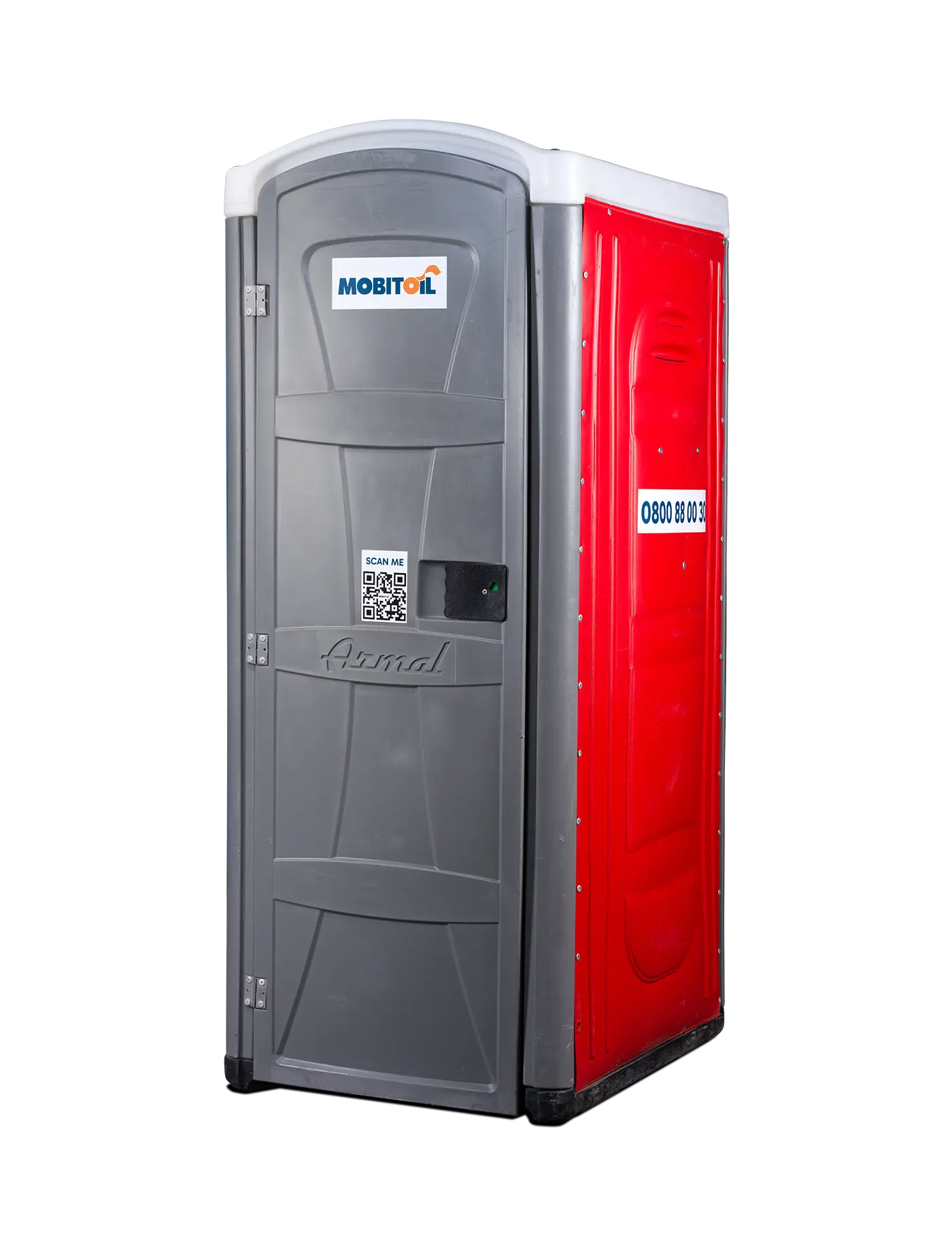 MOBITOIL Mini: kompakte mobile Toilette für enge Standorte, Aussenansicht